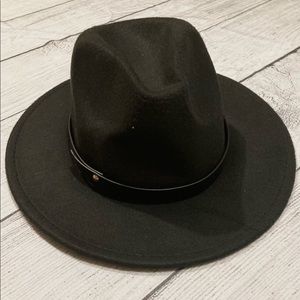 Black Brimmed Hat